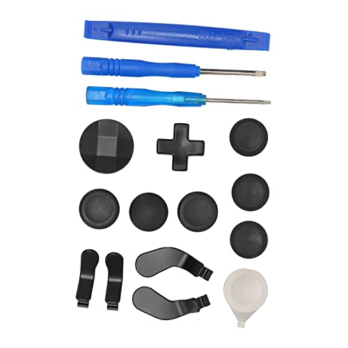 Elite Series 2 Zubehör-Kit, 6 Verschiedene Metall-Analog-Sticks 4 Paddles T6 und T8 Schraubendreher Gaming-Zubehör-Ersatz für Xbox One Elite Series 2 Controller-Zubehör-Kit von PUSOKEI