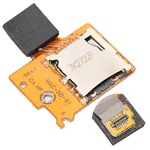 Game Card Reader Slot Tray Socket Board für NS-Konsole, Ersatz Memory Card Reader Connector Board Slot für Switch Lite Game Console von PUSOKEI