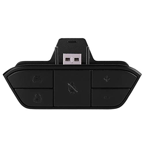 Hopcd Stereo-Headset-Adapter für One, staubdichter Stereo-Headset-Adapter für One mit Game Control und Stereo-Sound-Synchronisation, Audio Mic Headphone Converter von PUSOKEI