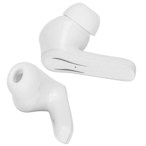 Kabellose Bluetooth-Ohrhörer, Surround-Sound-Stereo-Gaming-Kopfhörer, mit Mikrofon Zur Rauschunterdrückung, LED-Leuchten, Ladebox, für Zuhause, Büro, Draußen (Weiss) von PUSOKEI