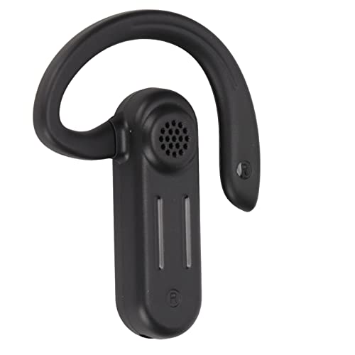 Kabelloser Bluetooth Kopfhörer, Schmerzfreies Einzelohr Headset für Handy, Ohrbügel Ohrstöpsel ohne Ohrstöpsel, Wasserdichter Ohrhörer für Business/Büro/Sport von PUSOKEI