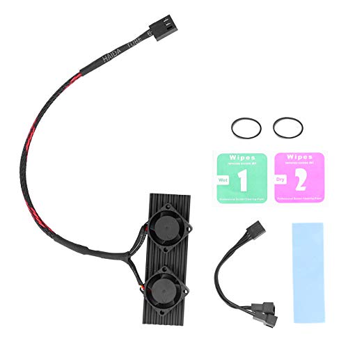 M.2 2280 SSD-Festplattenkühlkörper, M.2 2280 SSD-Kühlkörper mit Lüfter Solid-State-Radiatoren für M.2 NVME SSD von PUSOKEI