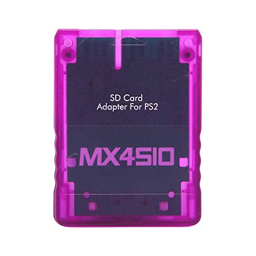 MX4SIO SIO2SD Speicherkartenadapter für PS2 Spielekonsolen, TF Kartenleser Adapter für PS2 Fat Konsole, PS2 Ersatz Speicherkartenleser(Lila) von PUSOKEI