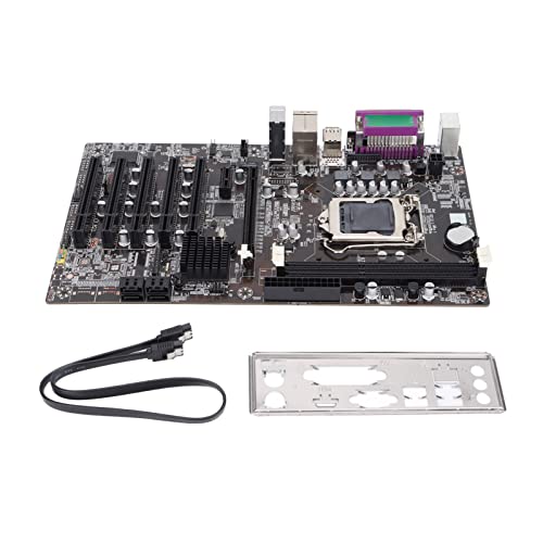 Motherboard PCI PCIE 1X Schnittstellen VGA Extension Pins Mining Motherboard DDR3 CPU Sockel LGA 1155, für 2. für 3. Generation von PUSOKEI