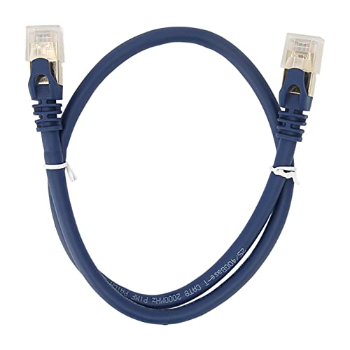 Netzwerkkabel Cat 8 Ethernet-Kabel 0,5 M 40 Gbit/s Professionelles Hochgeschwindigkeits-LAN-Netzwerkkabel mit RJ45-Stecker, für Computer, Laptops, Modems, Router, PS5, PS3, X Box 360, X Box One von PUSOKEI
