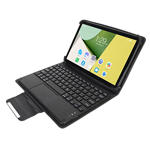 PUSOKEI 10,1 Zoll 2 in 1 Tablet mit Tastatur, 8 GB RAM, 256 GB ROM, 5G WiFi, 16 MP Kamera, FHD, für12.0 (EU-Stecker) von PUSOKEI