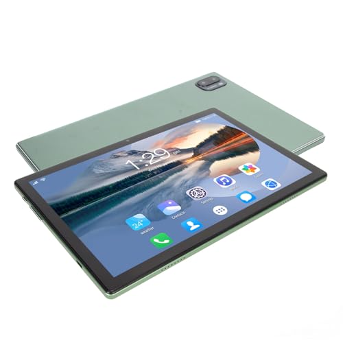 PUSOKEI 10,1 Zoll 2 in 1 Tablet mit Tastatur, Octa Core, 8 GB RAM, 256 GB ROM, Zwei Lautsprechern, 5G WiFi für12 (EU-Stecker) von PUSOKEI