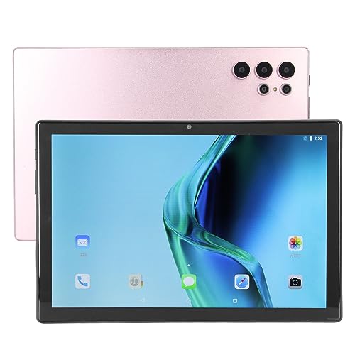 PUSOKEI 10,1 Zoll 4G LTE Tablet für Android 11, 8 GB RAM, 128 GB ROM, 5G WLAN Tablet PC mit Dual SIM, Dual Standby, Dual Kamera, Multi Netzwerk Standard (Rosa) von PUSOKEI
