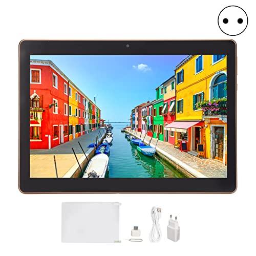 PUSOKEI 10,1-Zoll-Android-Tablet, HD-Tablet mit 4G-Aufruf, Octa-Core-CPU-Prozessor, 4 GB, 64 GB, DREI Kartensteckplätze, 5 MP, 2 MP, Dual-Kamera, WiFi-Stereo, HD-Touchscreen-Tablets(EU) von PUSOKEI