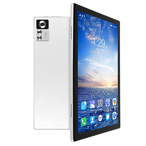 PUSOKEI 10,1 Zoll FHD Bildschirm für12 Tablet mit Octa Core CPU, 8 GB RAM, 256 GB ROM, Dual Kamera, 7000 mAh Akku, 4G LTE, BT5.0 (EU-Stecker) von PUSOKEI