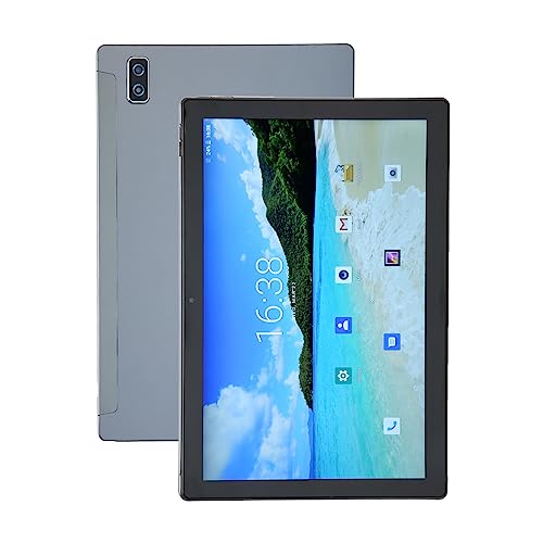 PUSOKEI 10,1 Zoll FÜR12 Octa Core Tablet, 6 GB RAM 128 GB ROM, 5G WiFi, 2 in 1 mit Tastatur, FHD Display, 7000 MAh Akku, Nachtlesemodus, GPS (Europäische Vorschriften) von PUSOKEI