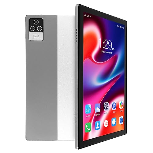 PUSOKEI 10,1 Zoll Octa Core Tablet mit 8 GB RAM, 256 GB ROM, 5G WLAN, 2 in 1 Tablet mit Tastatur und Hülle, FHD Bildschirm, Schnelles Aufladen für12.0 (EU-Stecker) von PUSOKEI