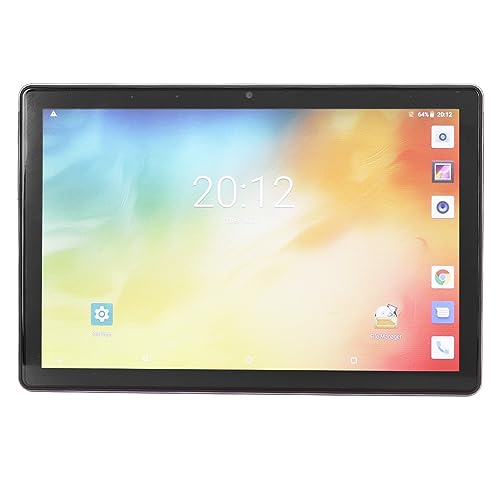 PUSOKEI 10,1 Zoll Smart Tablet mit BT Headsets, 4G LTE 5G WiFi 10 Core Tablet PC für Android 12.0, 12 GB 256 GB, 10 Core, 1920 X 1200, 8 MP 20 MP Dual Kamera (Lila) von PUSOKEI