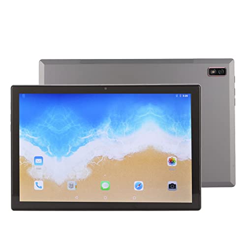 PUSOKEI 10,1 Zoll Tablet, für12, 8 GB RAM, 128 GB ROM, 5G WLAN, Dual Card Dual Standby, 3200 X 1440 HD, Dual Kameras (EU-Stecker) von PUSOKEI