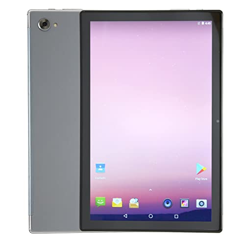 PUSOKEI 10,1 Zoll Tablet Android 11, Octa Core Prozessor, 8GB RAM 256GB ROM, 1080P IPS Touchscreen, LTE Telefonie Tablet, 2,4G/5G WLAN, 8MP+20MP Kamera, 6000mAh Akku, Silbergrau von PUSOKEI