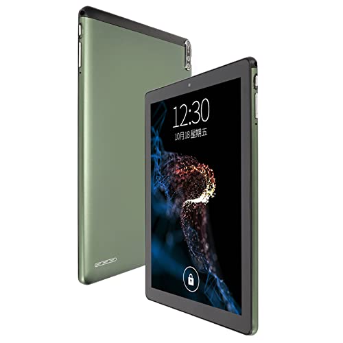 PUSOKEI 10,1 Zoll Tablet für Android 11, MT6592 8 Kerne, 2,5 GHz CPU, 6 GB 128 GB Speicher, Vordere 5 MP Hintere 13 MP Dual Kamera, 1960 X 1080 IPS HD Bildschirm, Dualband 2,4 G/5 G WiFi(grün) von PUSOKEI