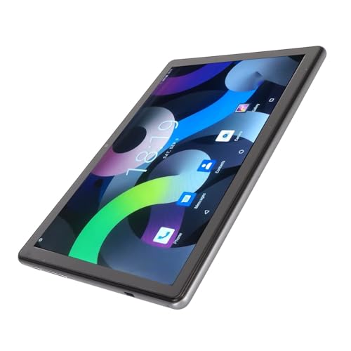 PUSOKEI 10,1 Zoll Tablet für Android 13, Octa Core 12 GB 256 GB, FHD 4G LTE Tablet PC mit BT Kopfhörern, 5G WiFi Gaming Tablet, Dual Kameras (Gray) von PUSOKEI