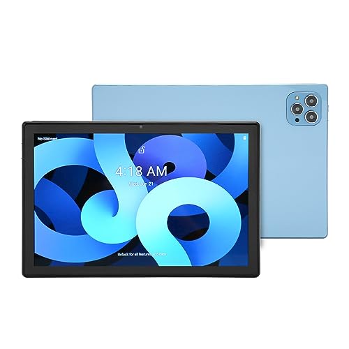 PUSOKEI 10,1 Zoll Tablet für Android 13.0, Octa Core, 12 GB RAM, 512 GB ROM, 2560 X 1600 5G WiFi 4G LTE Tablet PC, 8 MP 16 MP Dual Kamera, 11200 MAh Akku (Blau) von PUSOKEI