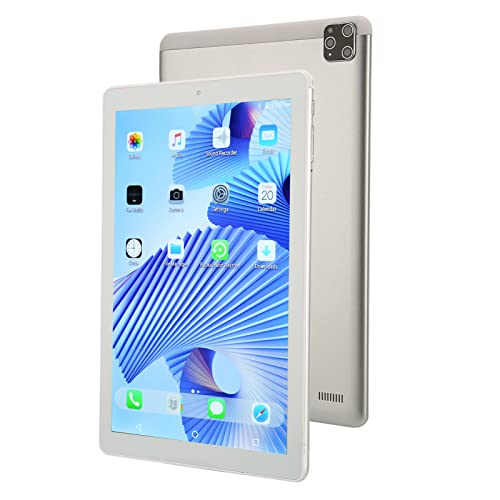 PUSOKEI 10,1 Zoll Tablet für10, 4 GB RAM, 64 GB ROM, 1920 X 1200 HD Display, Dual Karte, Dual Standby, Dual Kamera, 5000 mAh Akku (EU-Stecker 100-240 V) von PUSOKEI