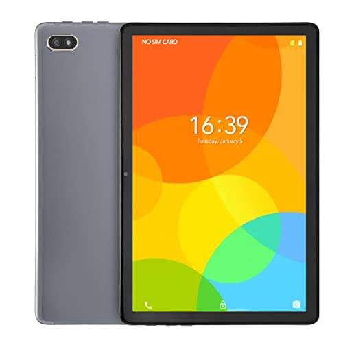 PUSOKEI 10,1 Zoll Tablet mit11.0, 4G LTE Anruf Tablet, Octa Core CPU, 8GB RAM 128GB ROM, 1920 X 1200 IPS Display, 5MP+13MP Kamera, Dual Lautsprecher, WLAN, BT5.0, 8800 MAh Akku (grau) von PUSOKEI