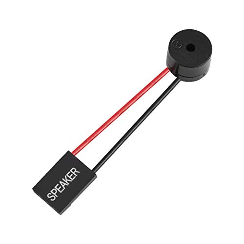 PUSOKEI 10 Stück Desktop-PC-Computer Mainboard-Gehäuse Beep Buzzer Lautsprecheranschlussstecker, 4-poliger Mainboard-Anschluss für internes Kabel aufgeräumt von PUSOKEI