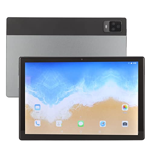 PUSOKEI 10 Zoll Tablet für12, mit Octa Core CPU, 8 GB RAM, 256 GB ROM, IPS Bildschirm, 7000 mAh Akku, Grau, Nachtlesemodus (Grau) von PUSOKEI