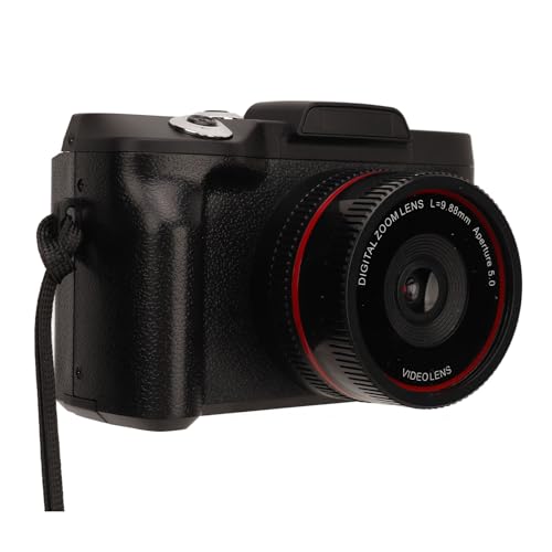 PUSOKEI 1080P-Digitalkamera, 16 MP HD Smart Micro SLR Digitalkamera mit 16-fachem Zoom, Ultra HD-Videokamera, Mehrachsige Anti-Shake für Fotografie, Reisen, Selfies von PUSOKEI