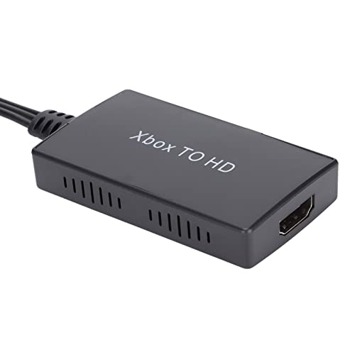 PUSOKEI 1080p / 720p HDMI-Videokonverter für Xbox zu HDMI-Adapter HD-Link-Kabel, Unterstützt NTSC 3.58, NTSC 4.43 für Xbox zu HD-Multimedia-Schnittstellenkonverter von PUSOKEI