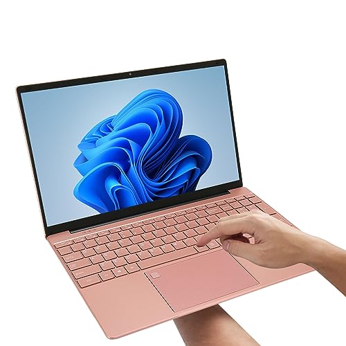 PUSOKEI 15,6 Zoll Laptop für Windows 11, 1920 X 1080 IPS HD Bildschirm, für Celeron N5095 CPU, 16 GB Laptop Computer, 2,4 G 5 G Dualband WLAN, (16+512G EU-Stecker 100–240 V) von PUSOKEI