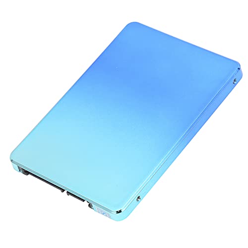 PUSOKEI 2,5-Zoll-Solid-State-Festplatte, SATA 3.0-SSD-Solid-State-Laufwerk, Unterstützt High-Speed-Lese-Schreiben, Interne SSD-Festplatte, für Laptop/Desktop, Blau-Cyan (60 GB) von PUSOKEI