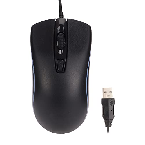 PUSOKEI 2.4G PC Ergonomischer Mechanischer Computer Hochgenaue Mäuse FPS Gaming Maus 1600DPI RGB Hintergrundbeleuchtung Plug and Play, Mechanische Schalter Optischer Sensor, Für Gaming Liebhaber von PUSOKEI
