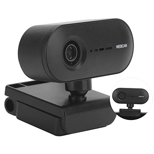 PUSOKEI 720p HD-Webcomputerkamera, Rotierende USB-Webcam, Integriertes Mikrofon Zur Rauschunterdrückung, Autofokus, für Desktop/Laptop, für Videokonferenzen, Unterricht, Stream von PUSOKEI