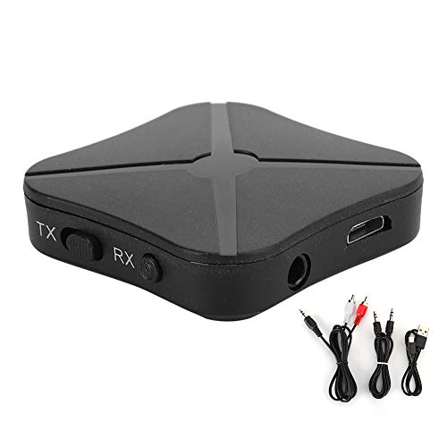 PUSOKEI Bluetooth Sender Empfänger für TV, HiFi Wireless Audio Adapter, 2 in 1 Bluetooth 5.0 Empfänger HiFi Musik Adapter Bluetooth 5.0 Sender Empfänger RCA Zubehör von PUSOKEI