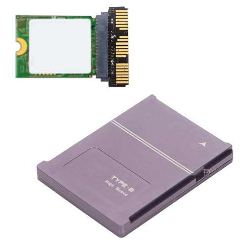PUSOKEI CFexpress Kartenleser, USB 3.2 Typ C auf CFexpress B, Tragbarer Speicherkartenadapter mit3, fürZ6 Z7 Z9 für R3 R5 von PUSOKEI