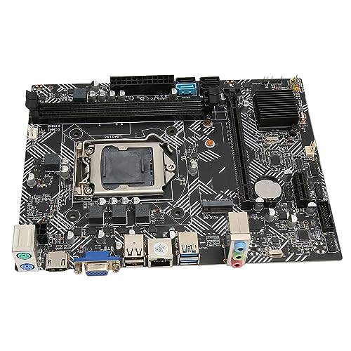 PUSOKEI Desktop PC Motherboard mit M.2 NVME, Gigabit LAN,3.0 Port, DDR3 LGA 1155 Mainboard, B75M VH von PUSOKEI