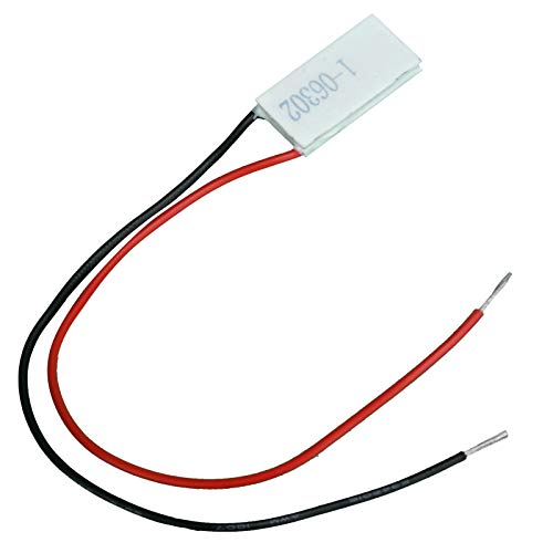 PUSOKEI ES1-06302 6V 2A Plattenmodul für Thermoelektrische Kühler-Peltiers, Elektronisches Halbleiter-Kühlkörpermodul, 12,3 X 24,7 Mm von PUSOKEI