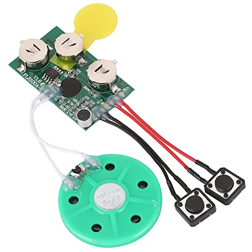 PUSOKEI Grußkartenmodul, 120 Sekunden Beschreibbares Sprach-Soundchip-Modul, DIY-Sprachgrußkarte, für DIY-Grußkarten, Geschenkboxen von PUSOKEI