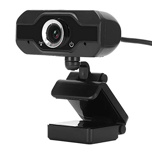 PUSOKEI HD USB-Webcam mit Integriertem Mikrofon, Live-Unterricht Videokonferenz Online-Kurs PC-Webkamera, Plug & Play, Autofokus, Geeignet für Video-Chat/Videokonferenzen/Online-Unterricht von PUSOKEI
