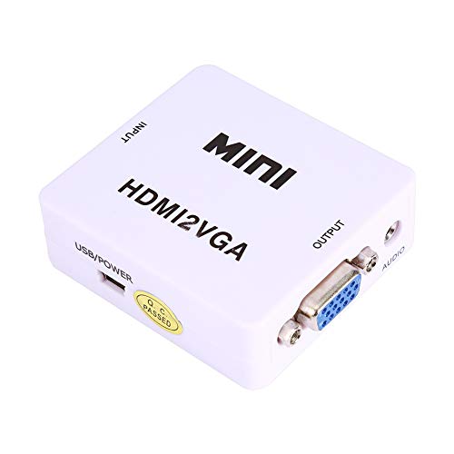 PUSOKEI HDMI2VGA Konverter 1920x1080 @ 60Hz Audio & Video Konverter Digitales Signal zu VGA Analog Für PS3 Für XBOX360, Blue-Ray DVD, HD Set-Top Boxen von PUSOKEI