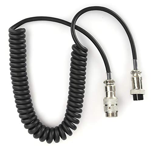 PUSOKEI Handmikrofon-DIN-Kabel, 8-polige 8-polige Audiosystem-Mikrofonsignalleitung mit 1,5 m Länge für Yaesu-8-polige Mikrofone von PUSOKEI