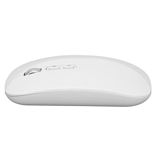 PUSOKEI Kabellose Optische AI-Maus mit Intelligenter Stimme, Ergonomische Ultradünne Kabellose Maus-Spracheingabe und -übersetzung, PC, Laptop Allgemein, für das Tägliche Büro, Online-Lernen, (Weiss) von PUSOKEI