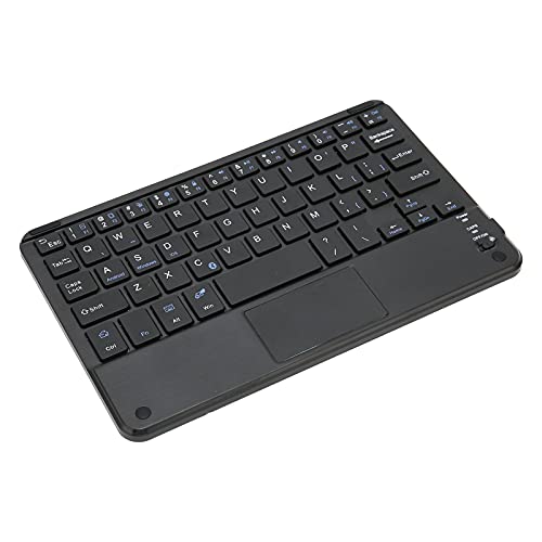 PUSOKEI Kabellose Tastatur, Ultraflache Tragbare Tastatur Computertastatur mit Touchpad mit Numerischer Tastatur, Geräuschloses Tippen, Staubdicht, für Laptop, Computer, PC, Desktop von PUSOKEI