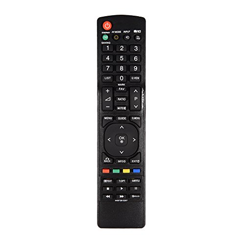 PUSOKEI LG AKB72915207 TV-Fernbedienung, TV-Fernbedienung Ersatz Schwarz für LG AKB72915207 LG Smart TV 32LD465 37LD450 42LD420 32LE3300 42LD420 37LD465 42LD450 47LD420 47LX6500 von PUSOKEI