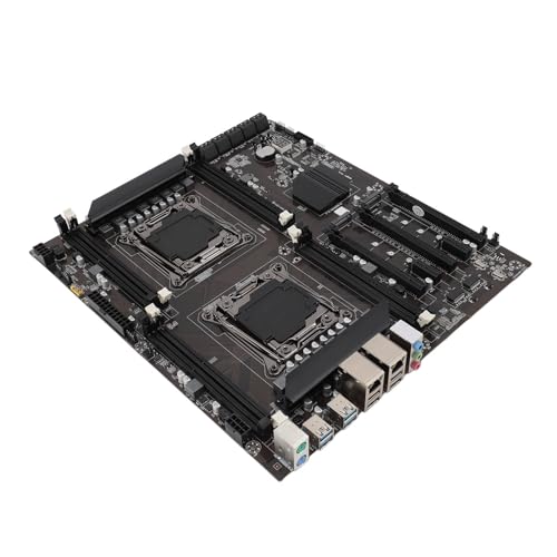 PUSOKEI LGA 2011 3 Motherboard, X99 Dual Link Server Motherboard, Unterstützt M.2 NVME PCIe 8 Kanal DDR3 Motherboard, 2011 3 Pin DDR3 Speicher X99 Motherboard mit USB2.0 USB3.0 SATA3.0 von PUSOKEI