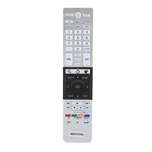 PUSOKEI Langlebige Ultra HD Smart TV-Fernbedienung, Ersatz-4K-TV-Fernbedienung für Toshiba CT-90430 CT-90429 CT-90427 CT-90428 CT-90444 von PUSOKEI