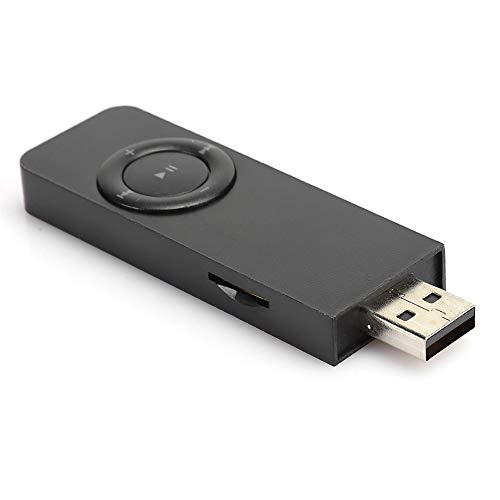 PUSOKEI MP3-Player USB, Musik-Player mit Kopfhörern und Umhängeband, Tragbarer USB-Stick, MP3-Player, Verlustfreier HiFi-Sport-Player, Unterstützt 32 GB Speicherkarten-Musik-Player von PUSOKEI
