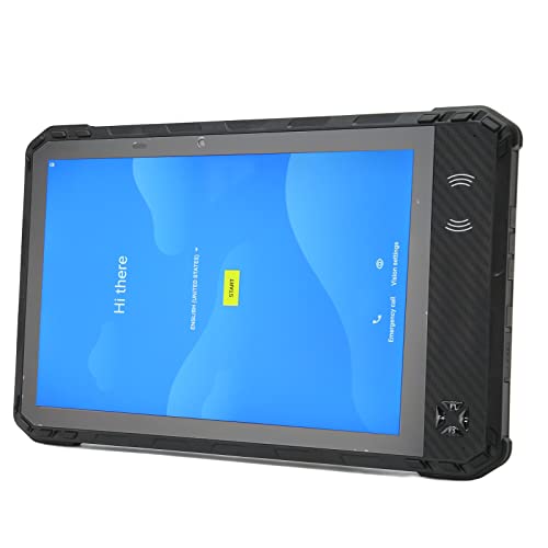 PUSOKEI Robustes 10 Zoll Tablet mit IP68 Wasserdichtigkeit, NFC, Dual WLAN und 10.000 mAh Akku für11, IPS Bildschirm (EU-Stecker) von PUSOKEI