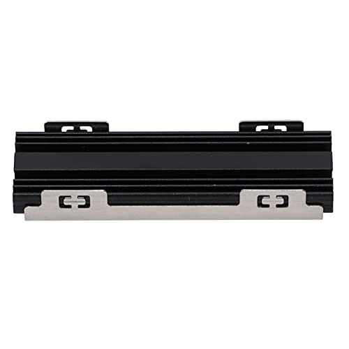 PUSOKEI SSD-Kühlkörper, Solid State Drive-Kühlkörper mit Wärmeableitung, Wärmeisolierung, Rostschutz, Hochleistungs-SSD-Kühler für M.2 SSD / 2280 (Schwarz) von PUSOKEI