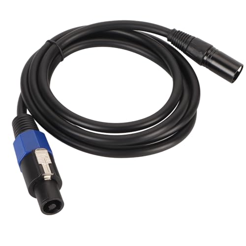 PUSOKEI SpeakOn auf XLR Kabel, SpeakOn Stecker auf XLR 3 Pin Stecker Verlängerungskabel, Verlustfreies Sound Mikrofonkabel, Plug and Play, für Verstärker Pro DJ PA Bühnenlautsprecher von PUSOKEI