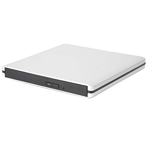 PUSOKEI Super Slim Externes DVD-Laufwerk, USB3.0 Portable CD/VCD +/- RW-Laufwerk/DVD-Player Optischer Disc-Rewriter, Für Desktop-Laptop XP/2003/Visto/7/8/10/ von PUSOKEI